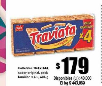 Cooperativa Obrera Galletitas Traviata oferta