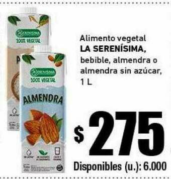 Cooperativa Obrera Alimento Vegetal La Serenísima oferta
