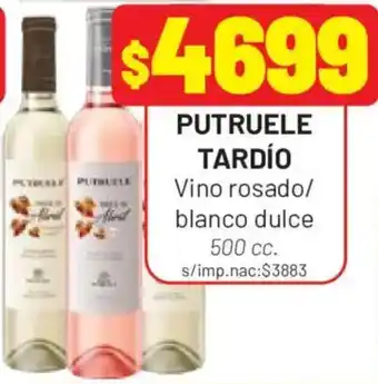 Putruele vino rosado/ blanco dulce