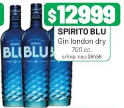 Almacor Spirito blu gin london dry oferta