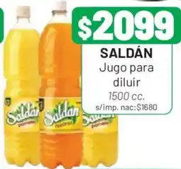 Almacor Saldán jugo para diluir oferta