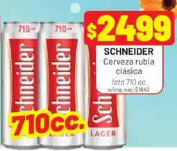 Almacor Schneider cerveza rubia clásica oferta