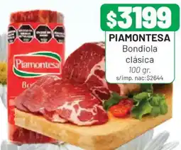 Almacor Piamontesa bondiola clásica oferta