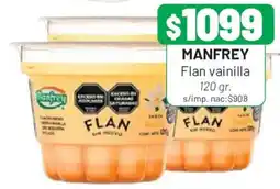 Almacor Manfrey flan vainilla oferta