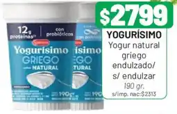 Almacor Yogurísimo yogur natural griego oferta