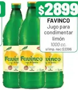 Almacor Favinco jugo para condimentar limón oferta