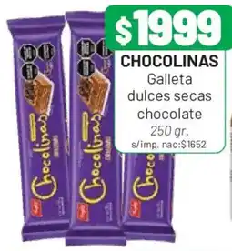 Almacor Chocolinas galleta dulces secas chocolate oferta