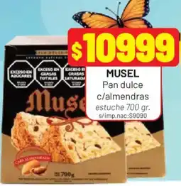 Almacor MuseL pan dulce c/almendras oferta