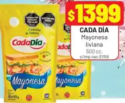 Almacor Cada día mayonesa liviana oferta