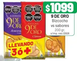 Almacor 9 de oro bizcocho oferta