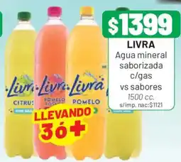 Almacor Livra agua mineral saborizada c/gas vs sabores oferta