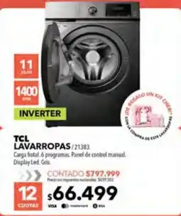 Nexon Tcl lavarropas oferta