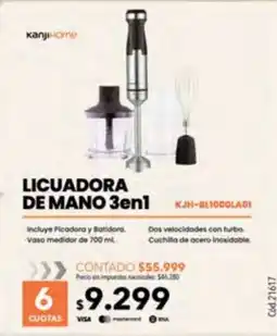 Nexon Kanjihome licuadora de mano 3en1 oferta