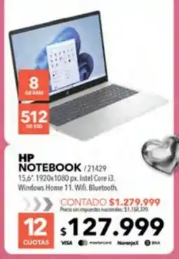Nexon Hp notebook oferta