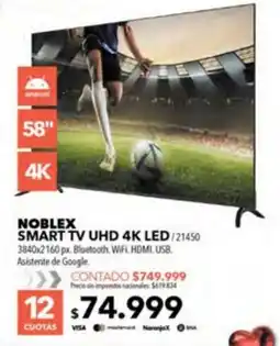 Nexon Noblex smart tv uhd 4k led oferta