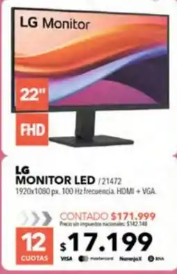 Nexon Lg monitor led oferta