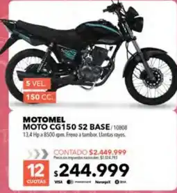 Nexon Motomel moto cg150 s2 base oferta