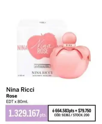 Nina ricci rose