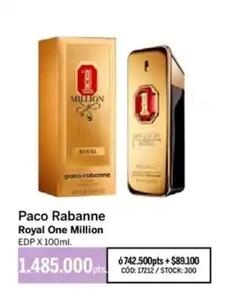 Pigmento Paco rabanne royal one million oferta