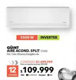 Nexon Qüint aire acond. split oferta