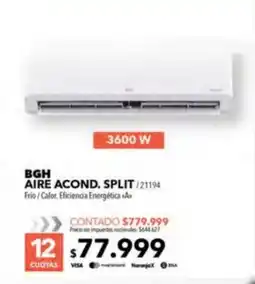 Nexon Bgh aire acond. split oferta