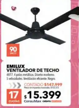 Nexon Emilux ventilador de techo oferta