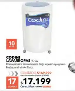 Nexon Codini lavarropas oferta