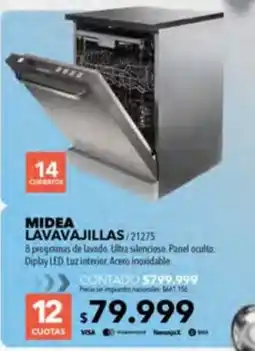 Nexon Midea lavavajillas oferta