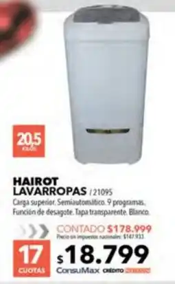 Nexon Hairot lavarropas oferta