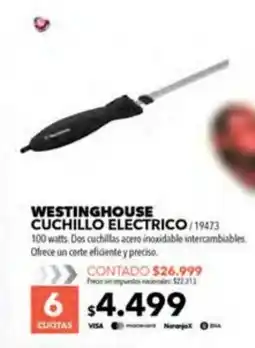 Nexon Westinghouse cuchillo electrico oferta