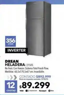 Nexon Drean heladera oferta
