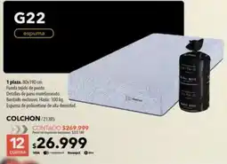 Nexon G22 espuma oferta