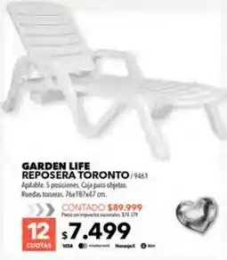 Nexon Garden life reposera toronto oferta