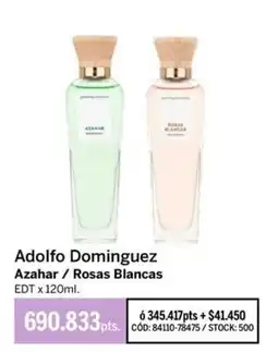 Pigmento Adolfo Dominguez Azahar / Rosas Blancas oferta