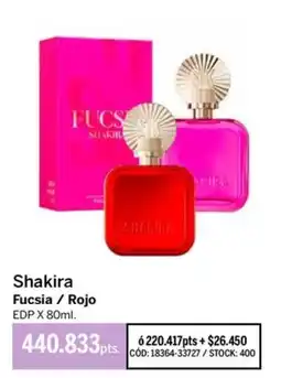 Pigmento Shakira fucsia / rojo oferta