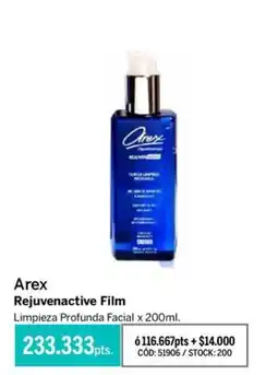 Pigmento Arex rejuvenactive film oferta
