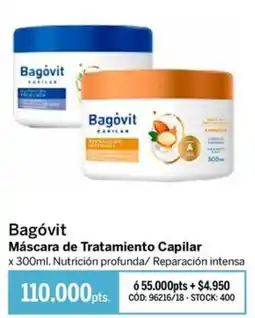 Pigmento Bagóvit máscara de tratamiento capilar oferta
