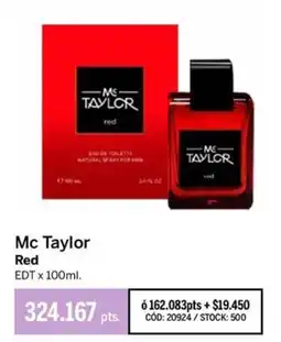 Pigmento Mc Taylor red oferta