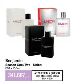 Pigmento Benjamin season one/two - union oferta
