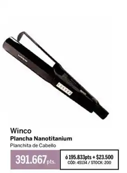 Pigmento Winco plancha nanotitanium oferta
