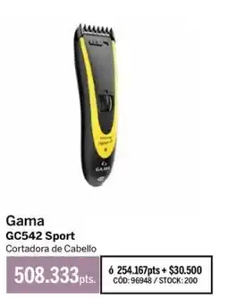 Pigmento Gama cortadora de cabello gc542 sport oferta