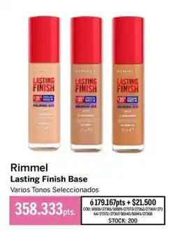 Pigmento Rimmel lasting finish base oferta