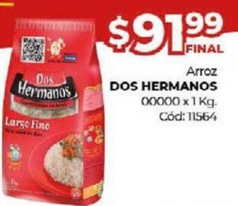 Diarco Arroz Dos Hermanos 00000 x 1 Kg oferta