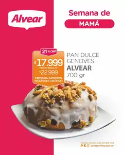 Alvear Alvear pan dulce genoves oferta