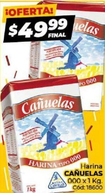 Diarco Harina Cañuelas 000 x 1 Kg. oferta