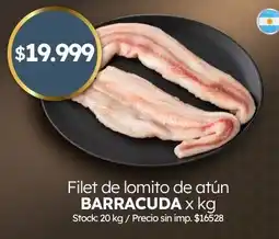 Cordiez Barracuda filet de lomito de atún oferta