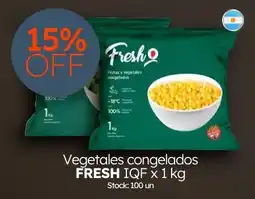 Cordiez Fresh vegetales congelados oferta