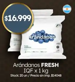 Cordiez Arándanos fresh oferta