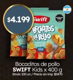 Cordiez Swift bocaditos de pollo oferta