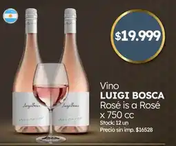 Cordiez Luigi bosca vino rosé is a rosé oferta